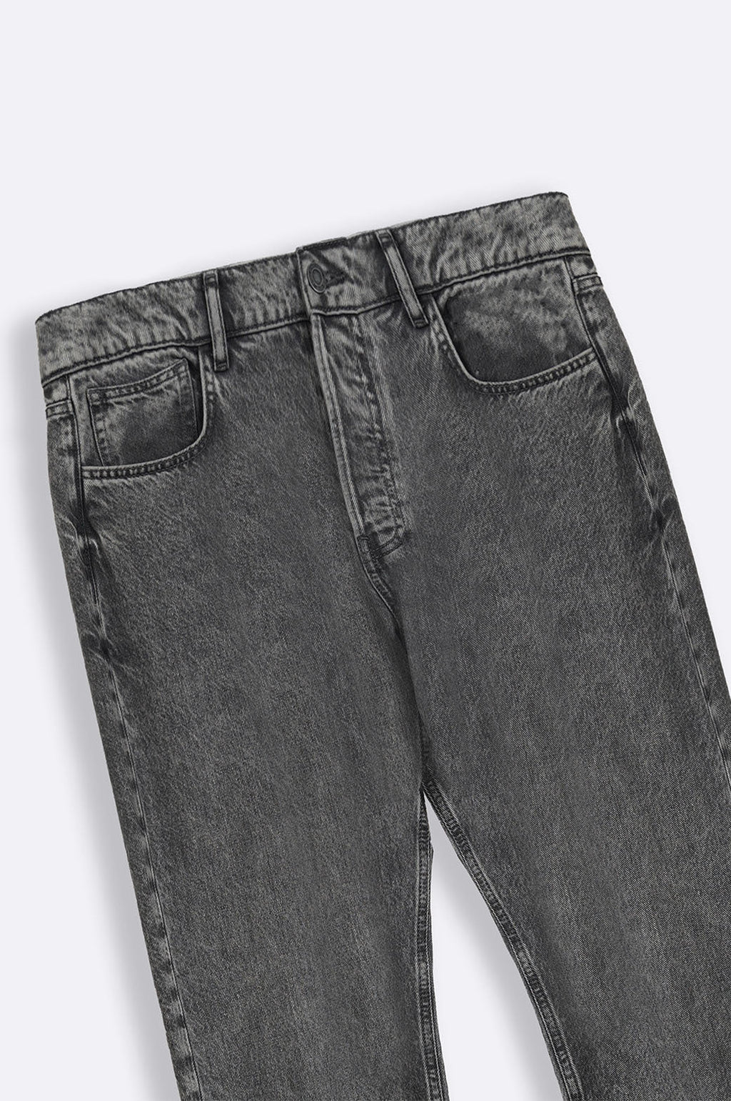 Black Relaxed Straight Jeans - Regular Hand Feel – Cool Havn