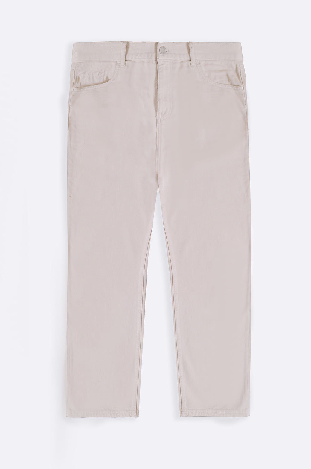 ECRU Regular Straight Fit Jeans with Scoop Pockets