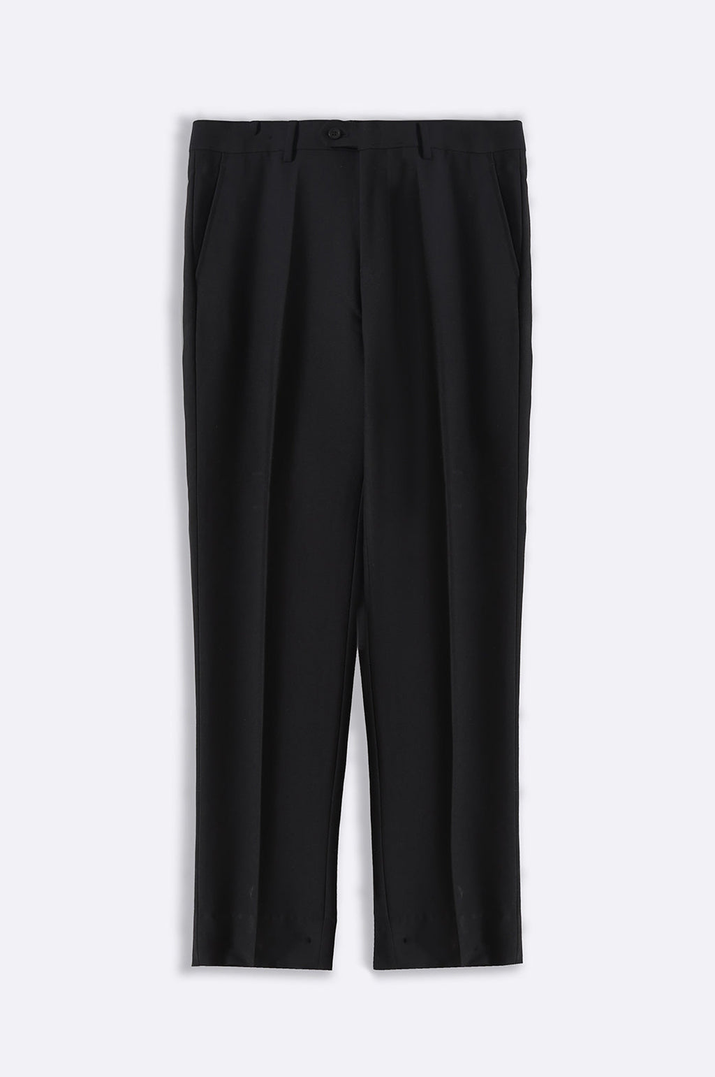 Black Soft Regular Fit Classic Suit Trousers – Cool Havn