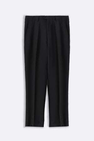 Black Soft Regular Fit Classic Suit Trousers – Cool Havn