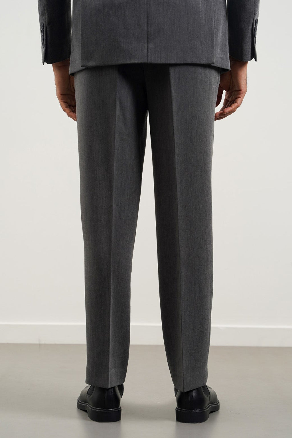 Grey Soft Hand Feel Regular Fit Classic Suit Trousers – Cool Havn