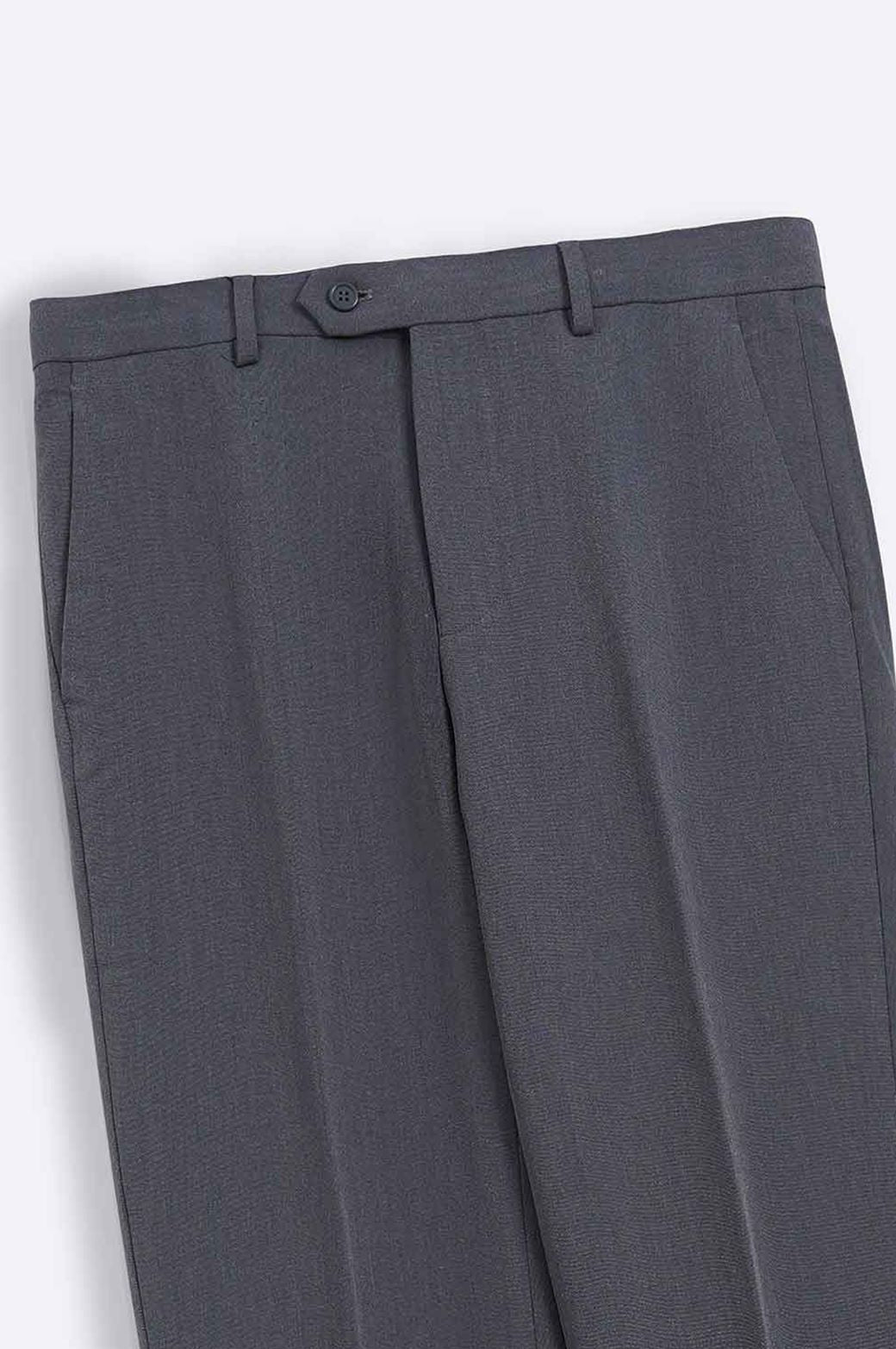 Grey Soft Hand Feel Regular Fit Classic Suit Trousers