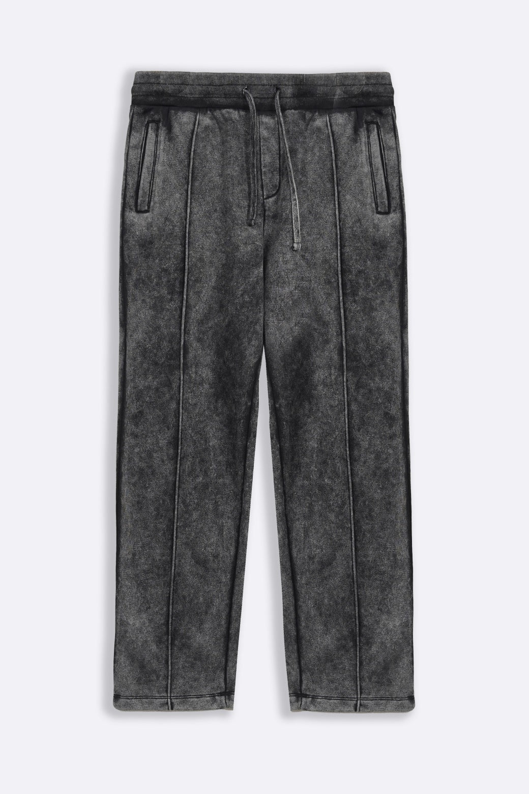 Charcoal Relaxed Fit Cotton Fleece Trousers