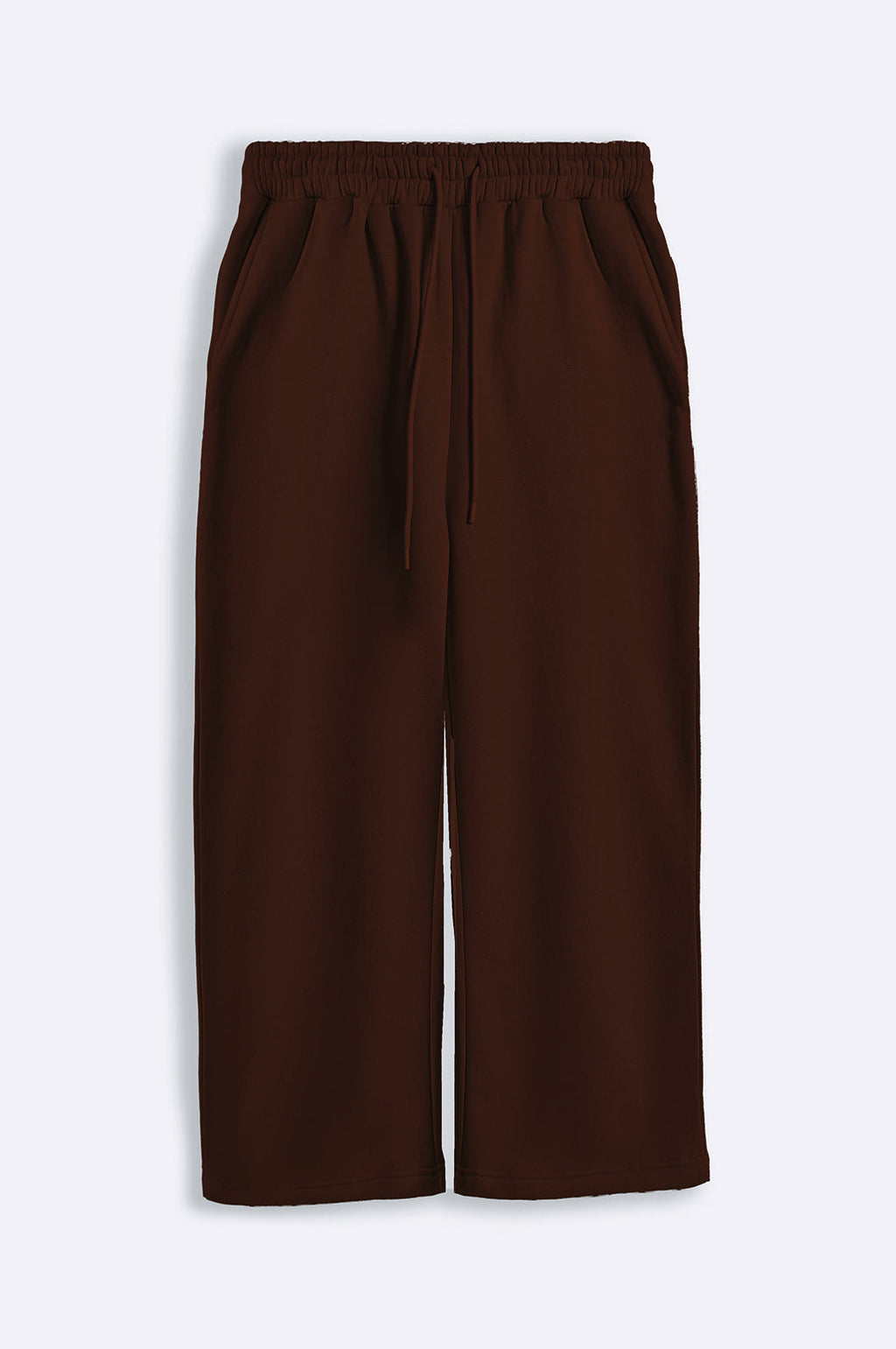 Brown Relaxed Fit Straight-Leg Trousers with Regular Hand Feel – Cool Havn
