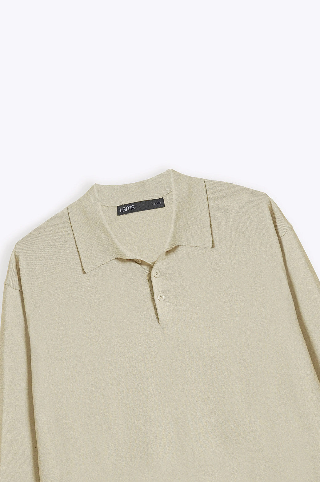 Light Green Soft Regular Fit Collared Knit Polo Shirt