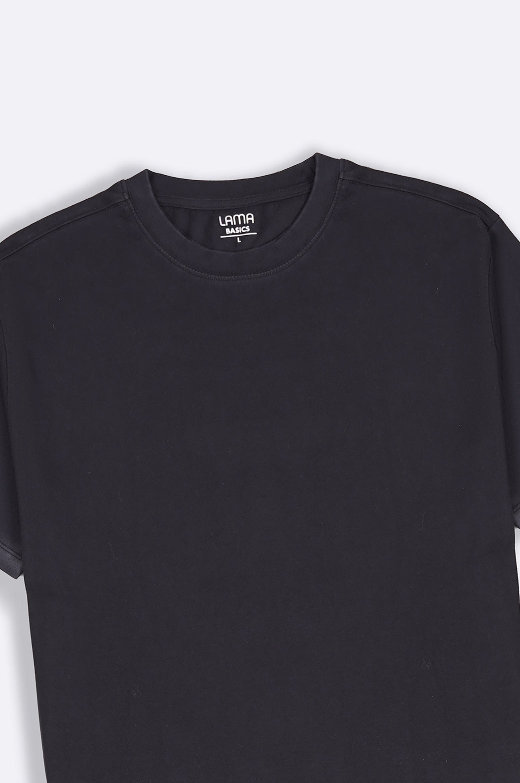 Charcoal Washed Effect Loose Fit Soft T-Shirt