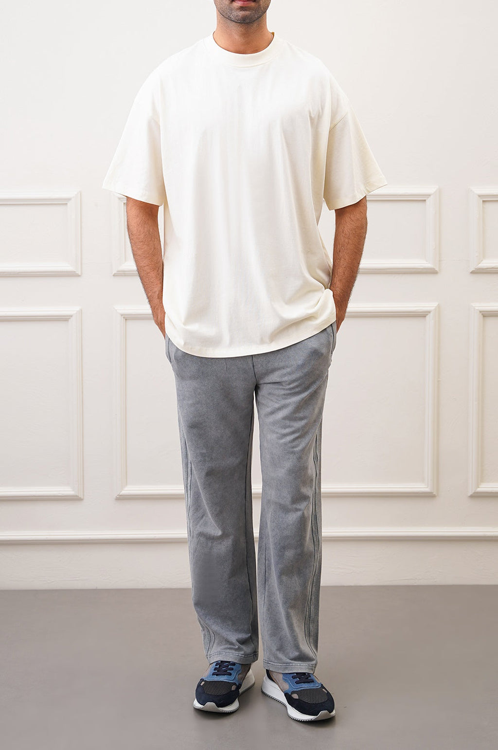 Ivory Soft Oversized Crewneck Tee – Cool Havn