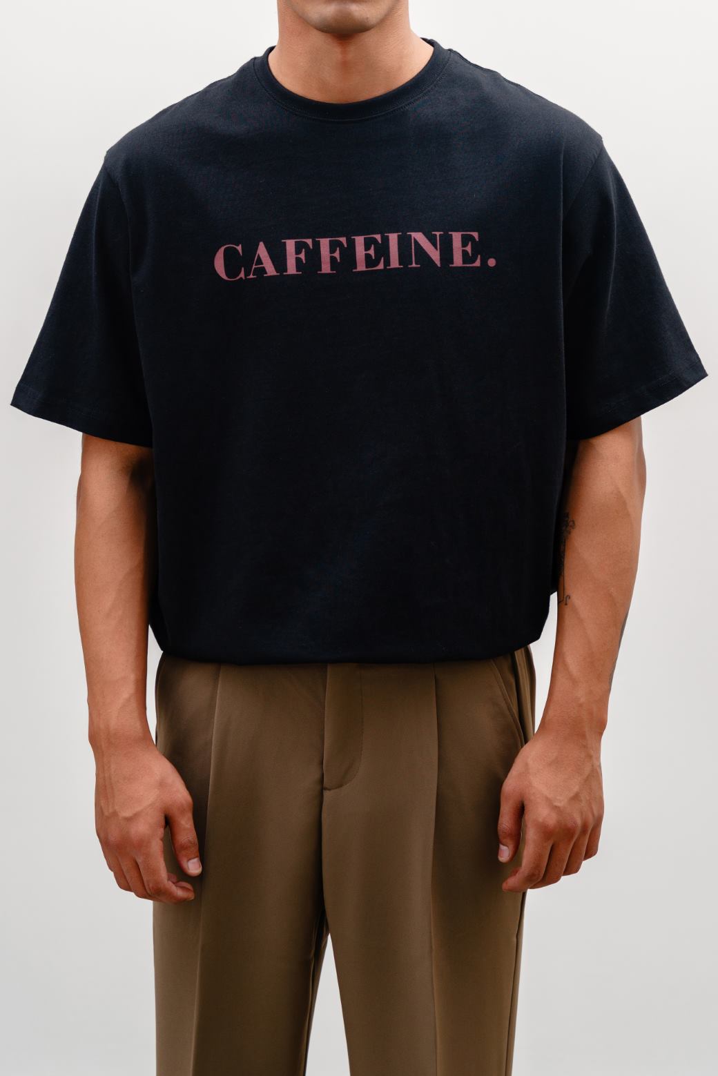 Black Soft Regular Fit Relaxed T-Shirt