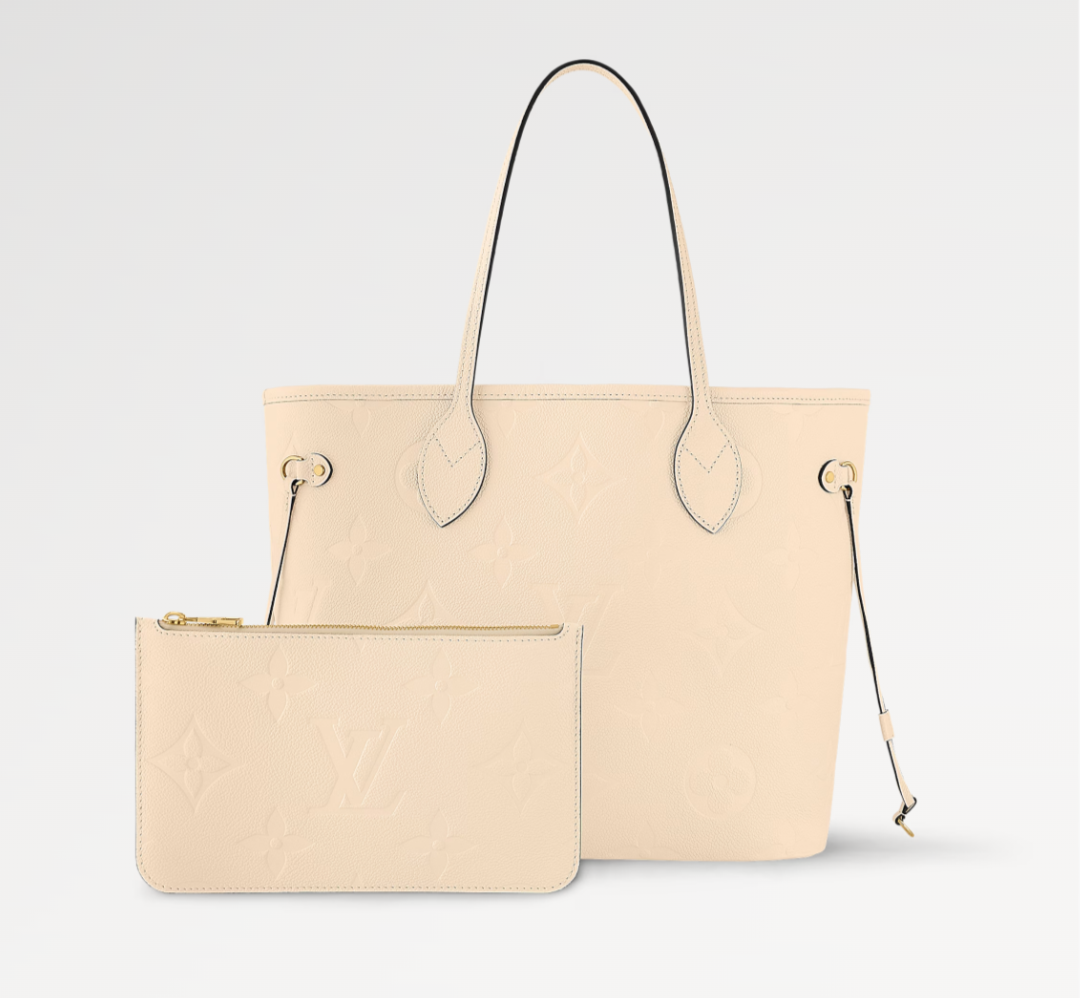 Louis Vuitton Neverfull MM Crème beige