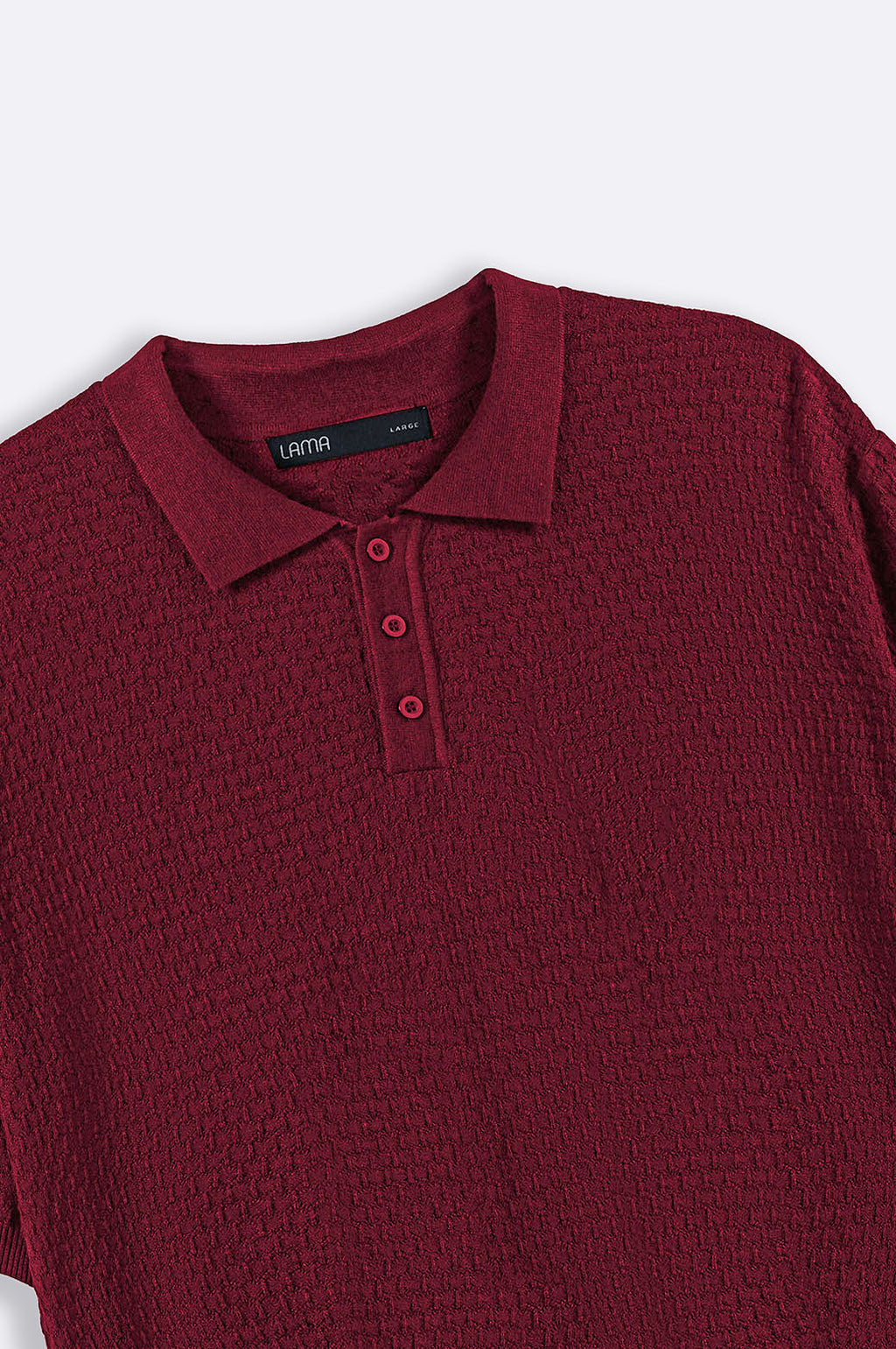Burgundy Soft Textured Regular Fit Polo Shirt – Cool Havn