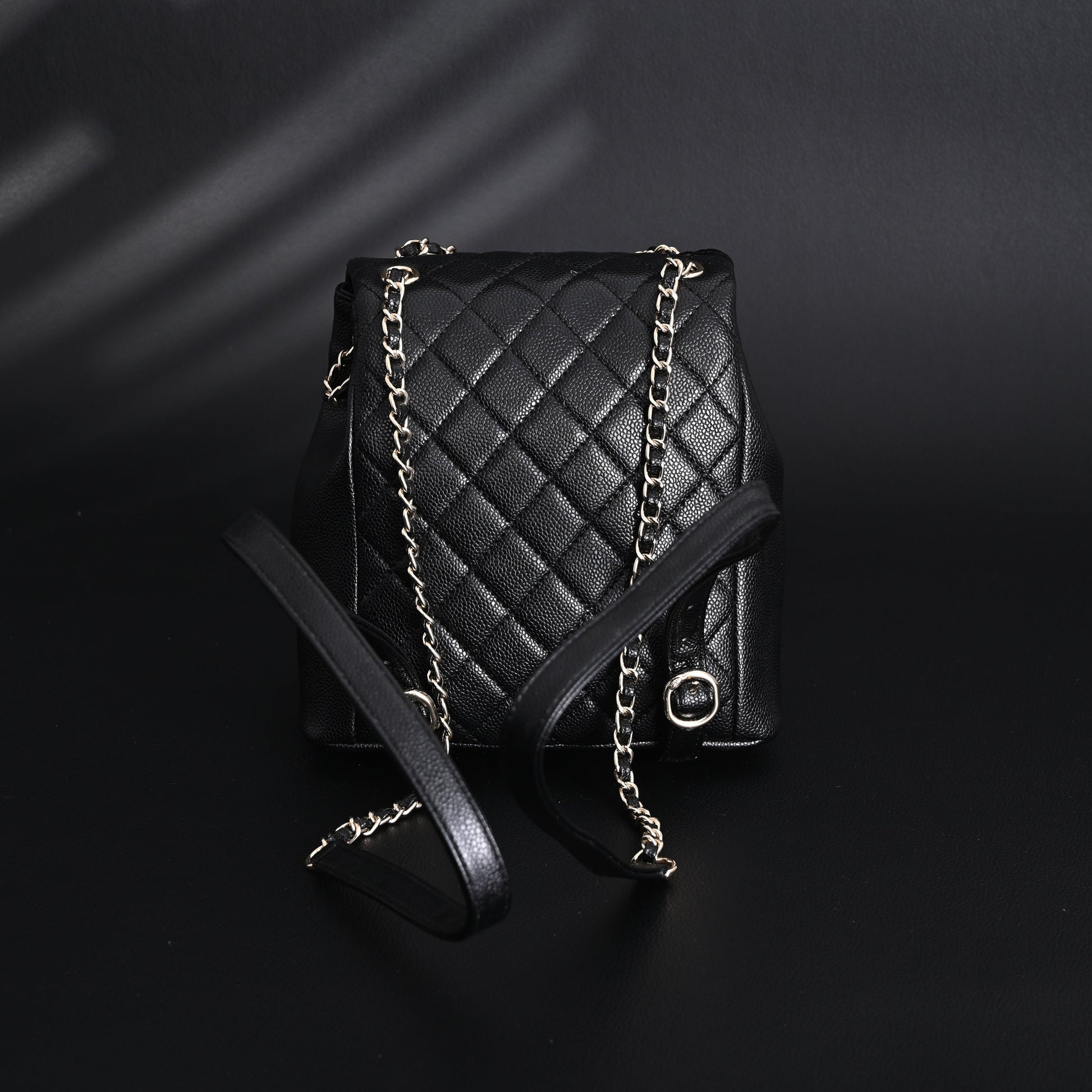 Chanel Duma Backpack – Black Quilted Lambskin with Gold-Tone Hardware (24A Collection)