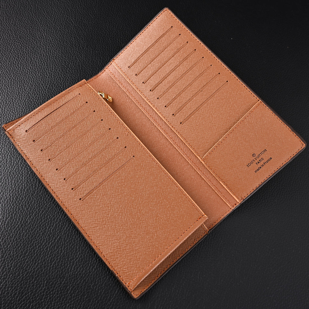Louis Vuitton Brazza Wallet – Monogram Canvas Long Bifold Wallet (M61697)
