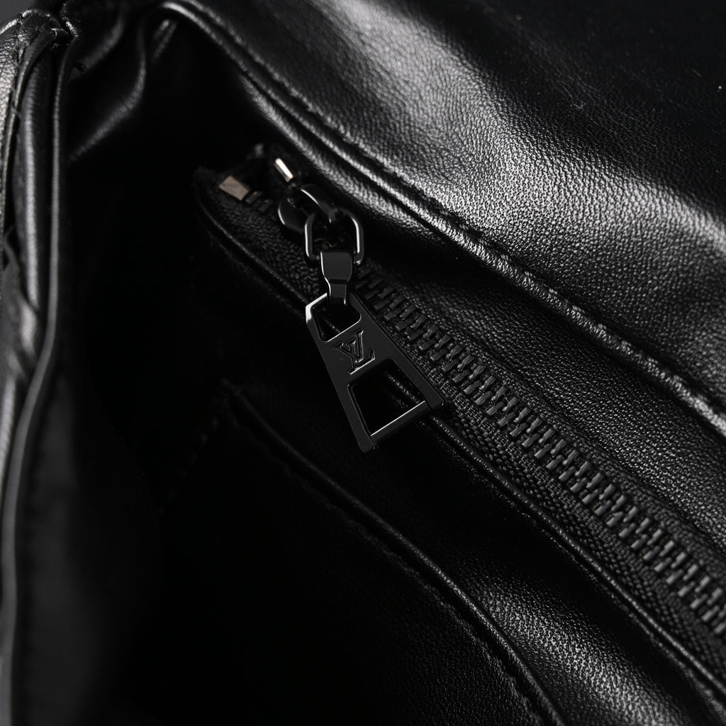 Louis Vuitton GO-14 MM Quilted Leather Chain Shoulder Bag – Black