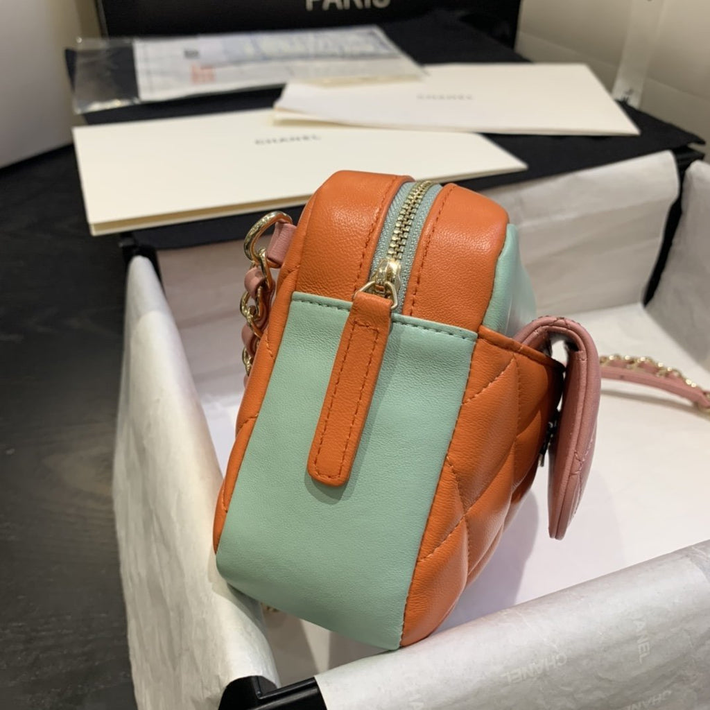 Chanel tri color in and out waist Bag