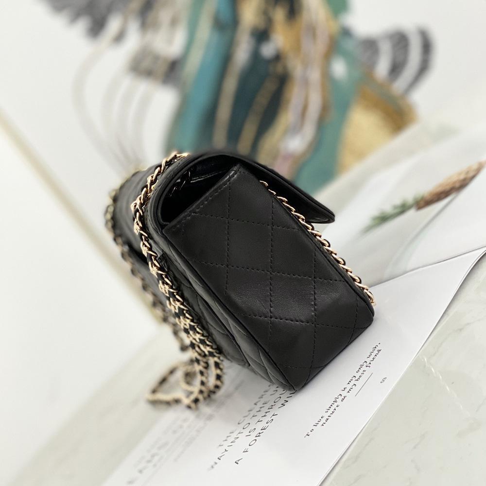 Chanel crafted Front logo Flap bag