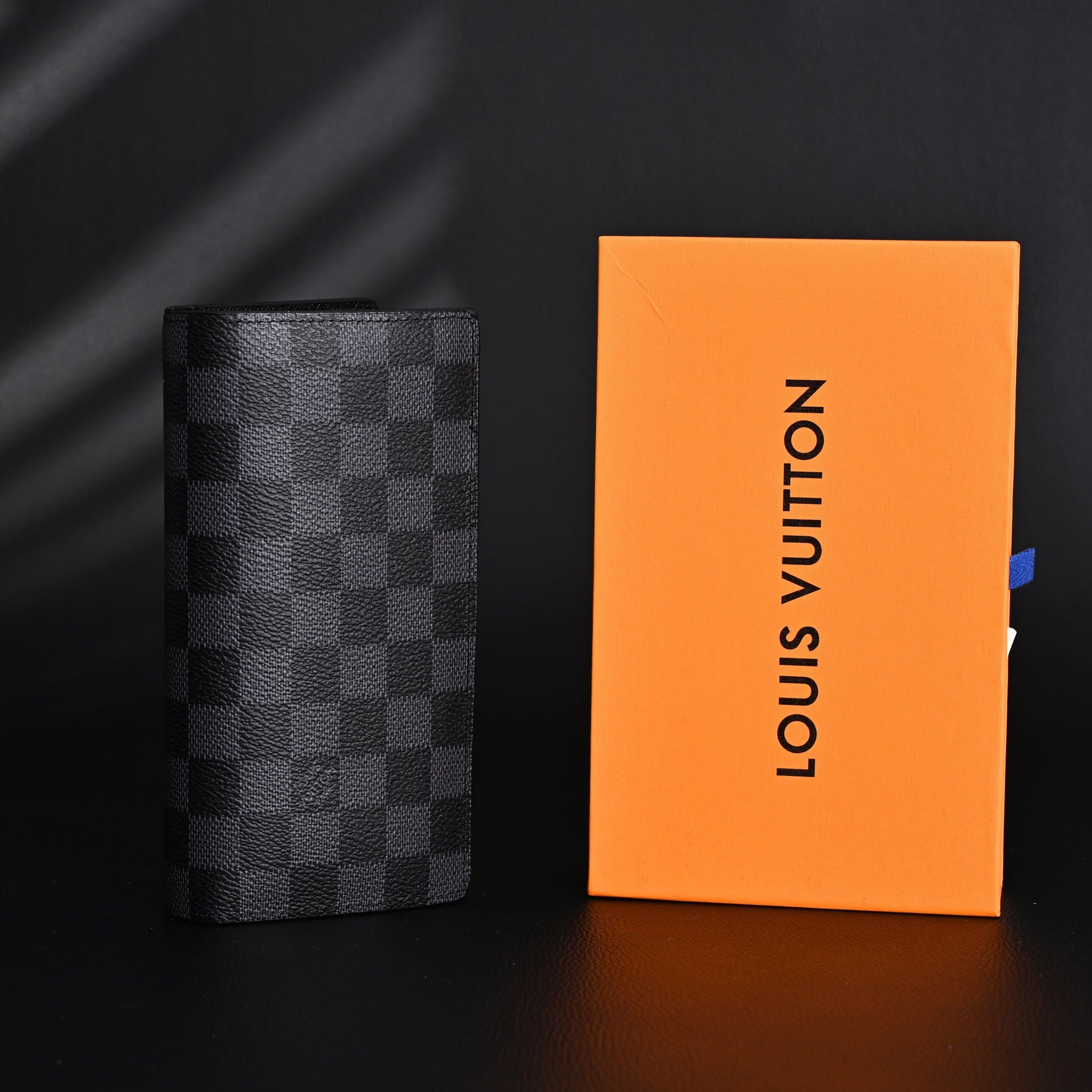 Louis Vuitton Brazza Wallet – Damier Graphite Canvas Long Bifold (N62665)