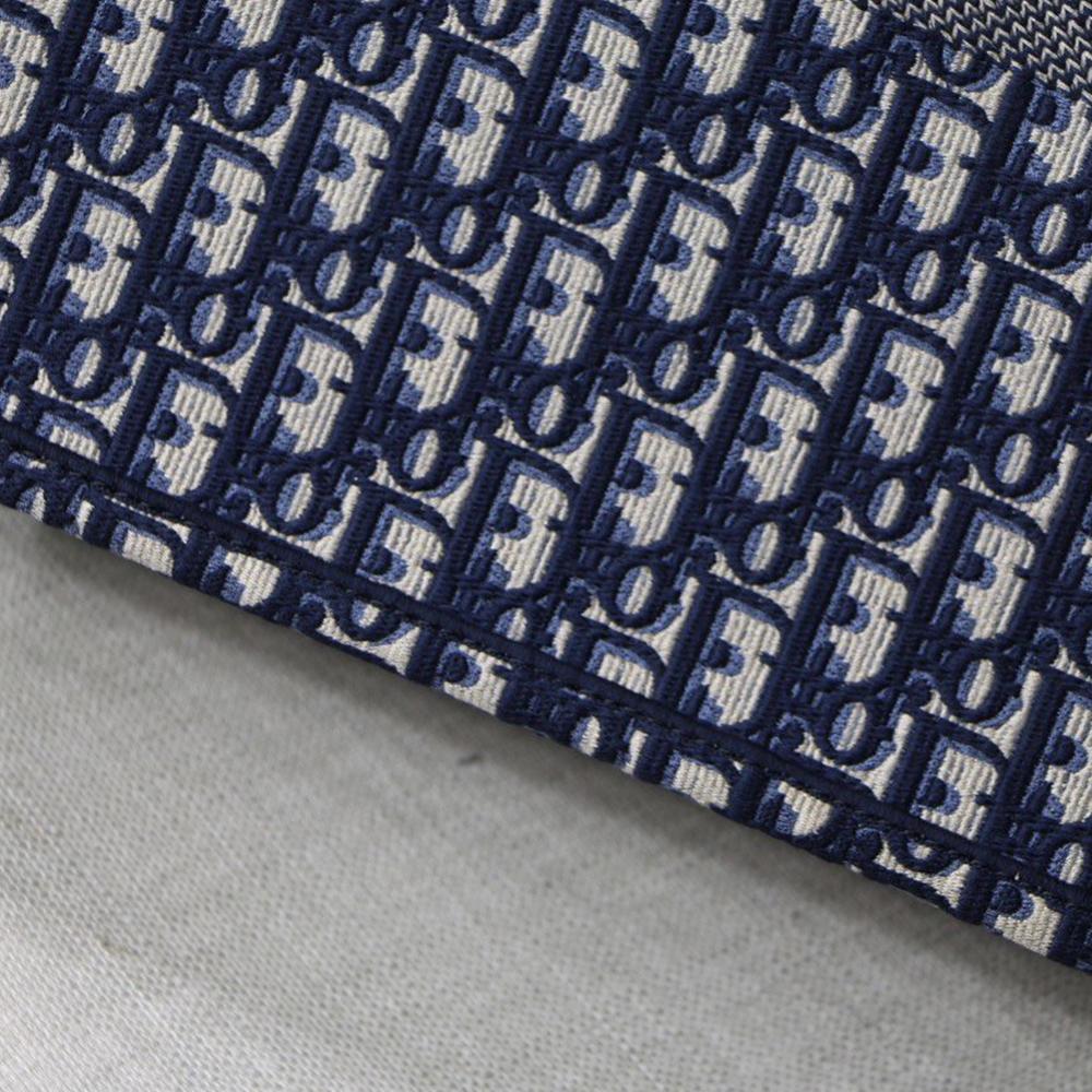 Dior Book Tote Navy Blue