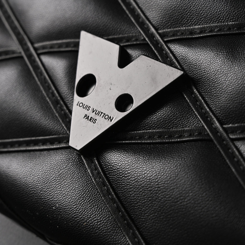 Louis Vuitton GO-14 MM Quilted Leather Chain Shoulder Bag – Black