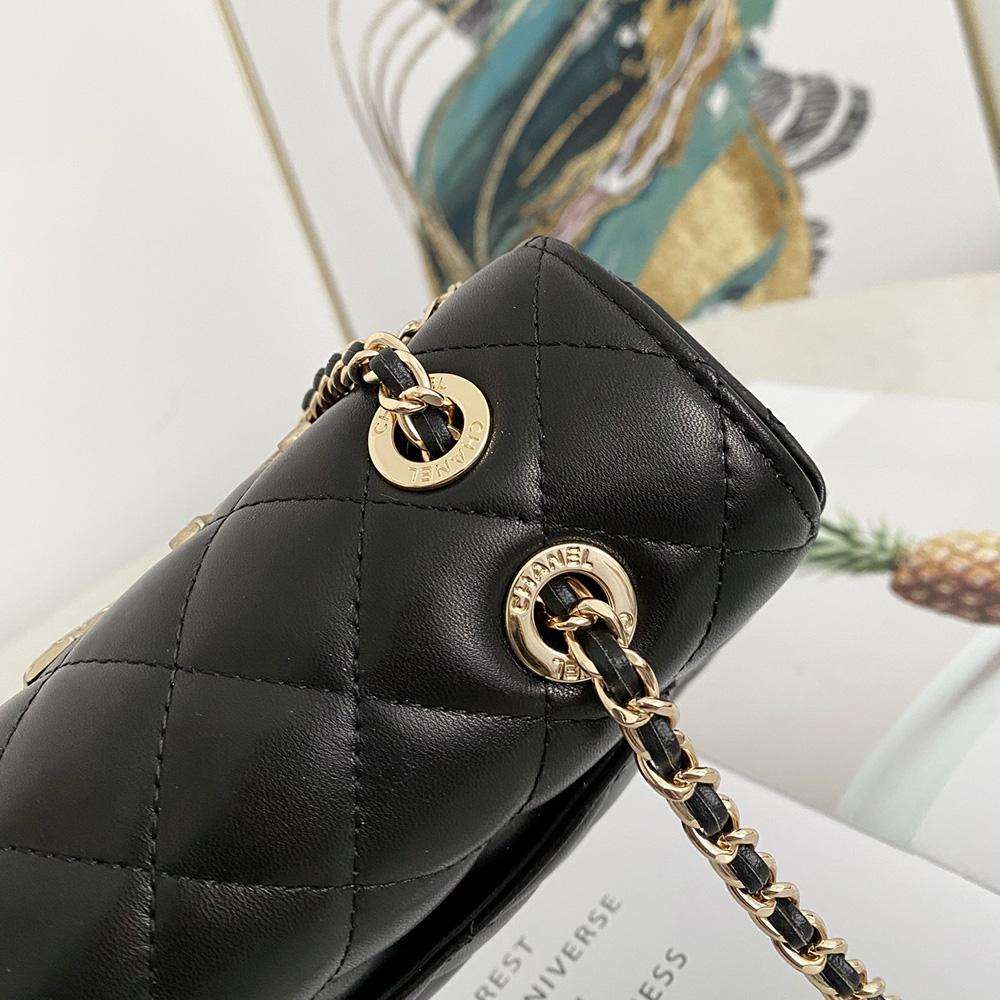 Chanel crafted Front logo Flap bag