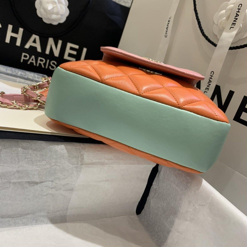 Chanel tri color in and out waist Bag