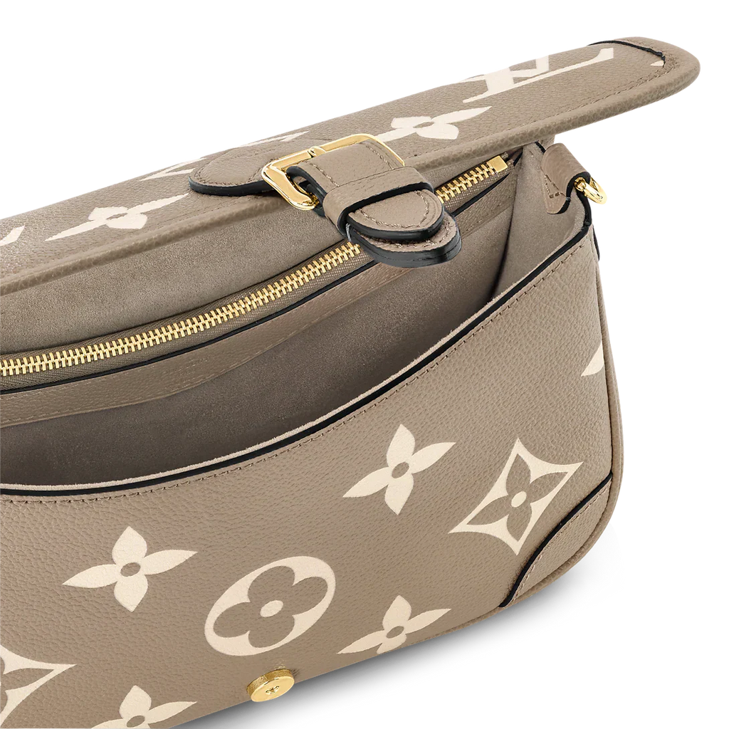 Louis Vuitton Diane Monogram Empreinte Tourterelle Beige cream