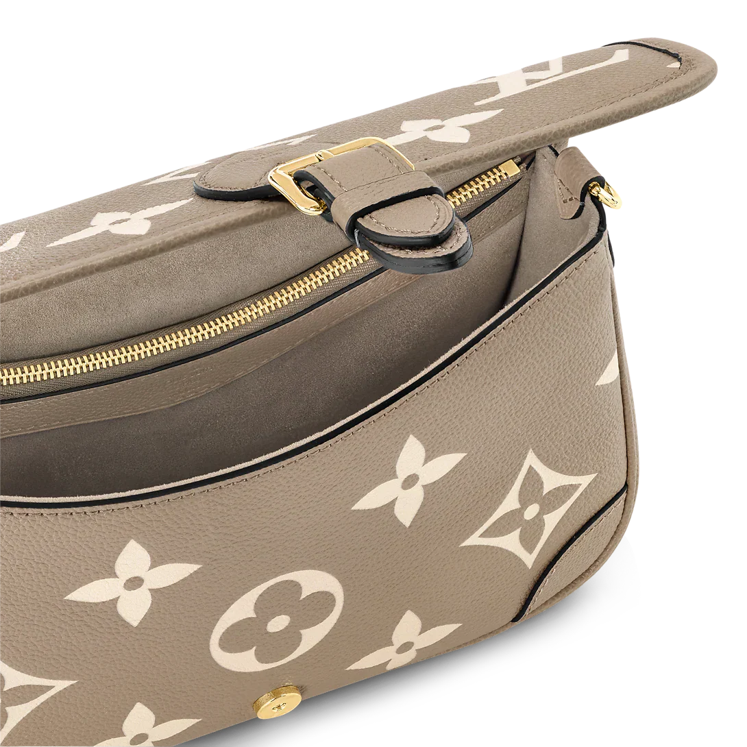 Louis Vuitton Diane Monogram Empreinte Tourterelle Beige cream