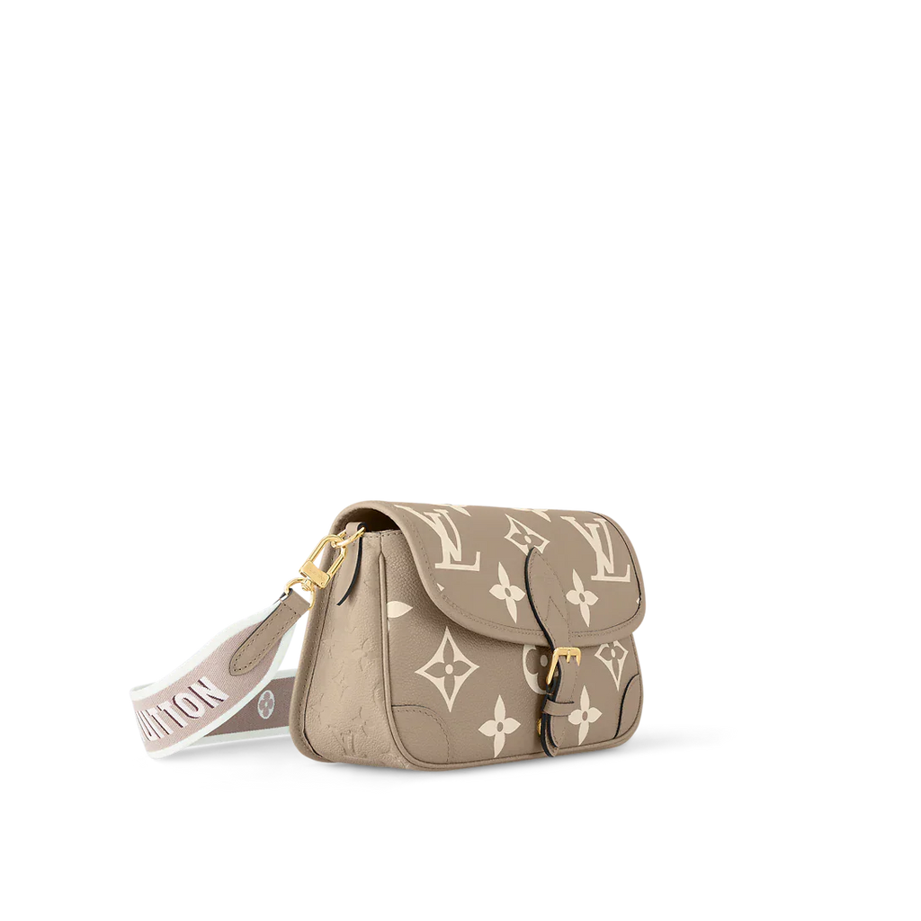 Louis Vuitton Diane Monogram Empreinte Tourterelle Beige cream