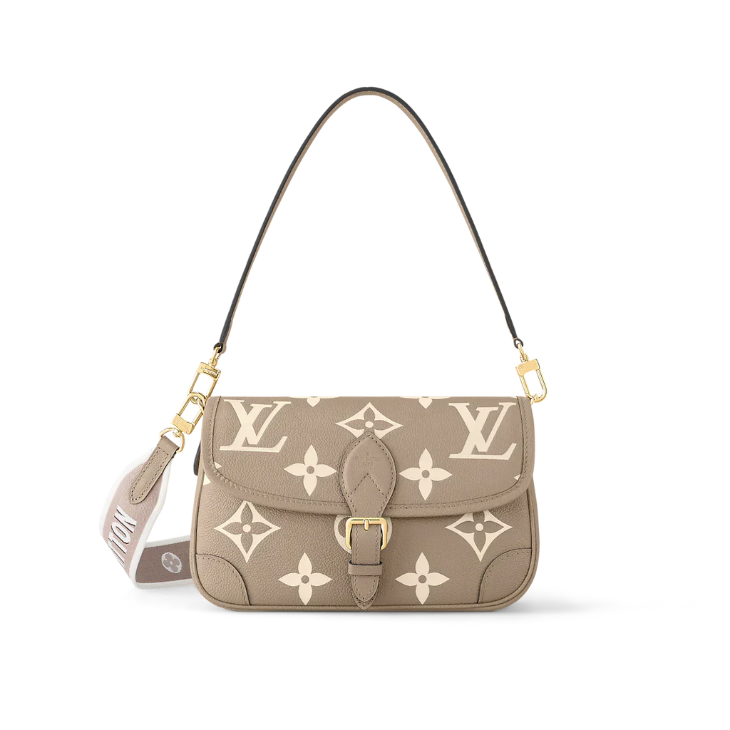 Louis Vuitton Diane Monogram Empreinte Tourterelle Beige cream