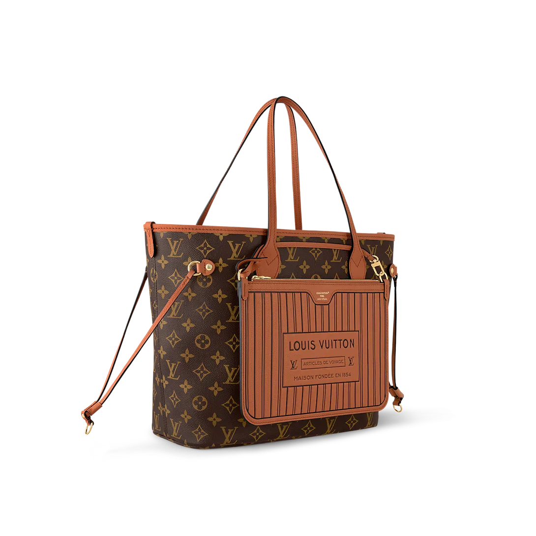 Neverfull Inside Out MM Cognac